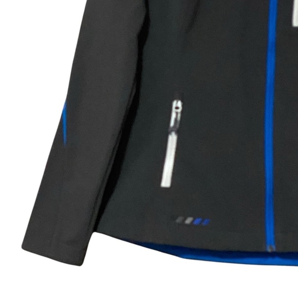 Engelbert Strauss Softshell Jacket S Graphite Gentian Blue e.s.motion 2020 NWT - Picture 10 of 14